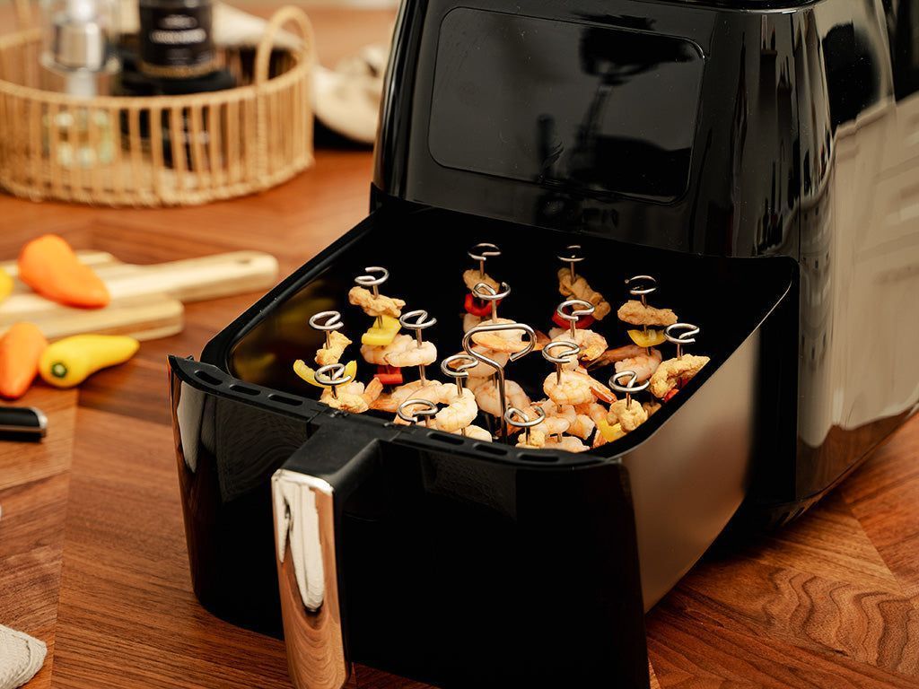 HEISSLUFTFRITTEUSE SPIESSSTAND - 8L - 5