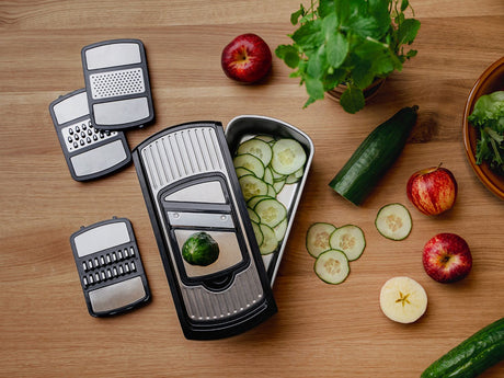 Mach dir den Alltag leichter – mit dem multifunktionalen Gemüseschneider von ONYX Cookware