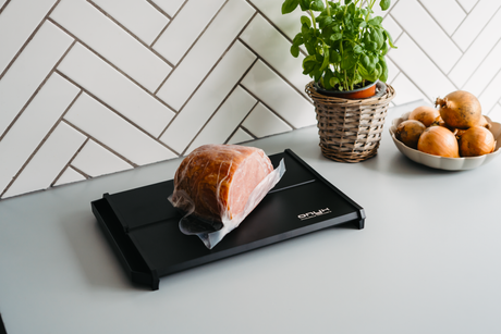 Schnelles Auftauen mit der Auftauplatte von ONYX Cookware