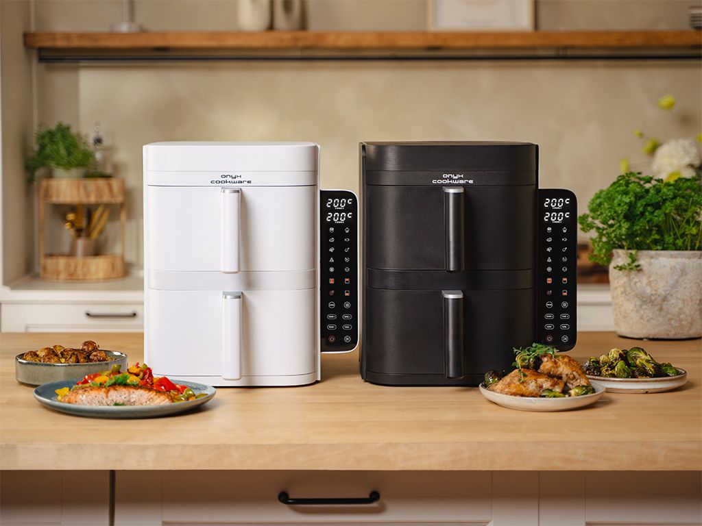 HEISSLUFTFRITTEUSE - DUAL STACK 12L - WEISS - 3