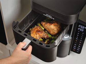 HEISSLUFTFRITTEUSE - DUAL STACK 12L – SCHWARZ - 4