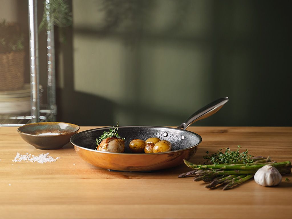 KUPFER HYBRID ANTIHAFT BRATPFANNENSET - 3 TEILE - 3