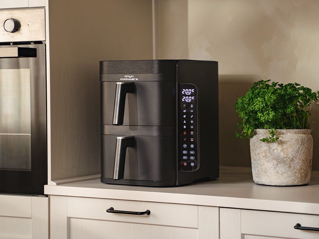 HEISSLUFTFRITTEUSE - DUAL STACK 12L – SCHWARZ - 5