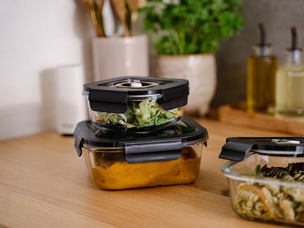 QUADRATISCHER VACUUM-GLASBEHÄLTER – 525ML - 4