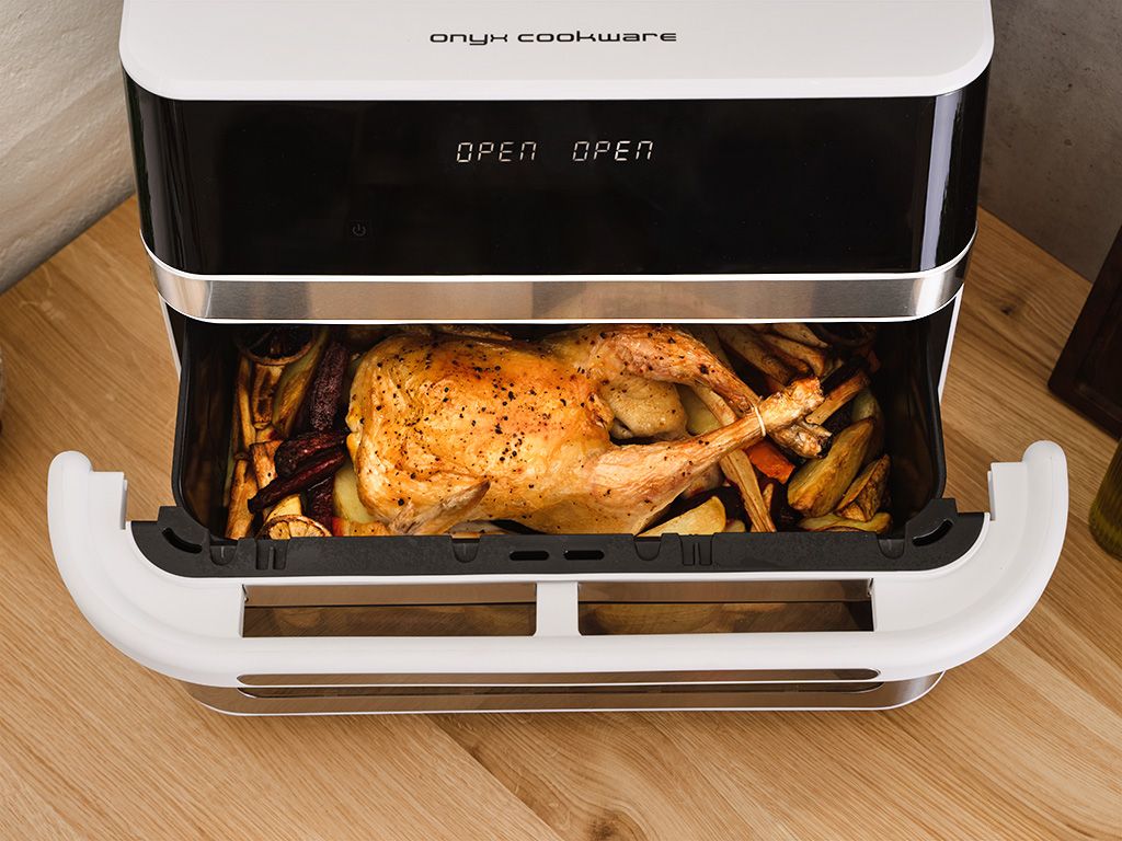 HEISSLUFTFRITTEUSE - DUAL BASKET - 12L - 7