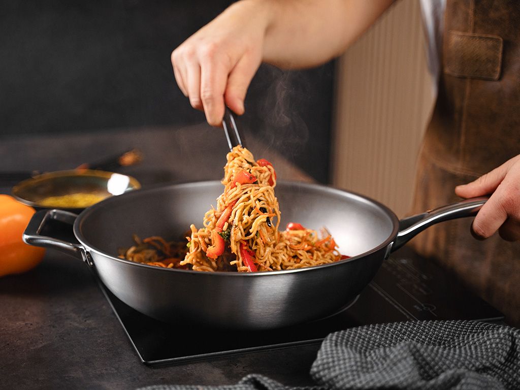ZERO – NATURLIG NON-STICK WOKPANDE 30 CM - 3