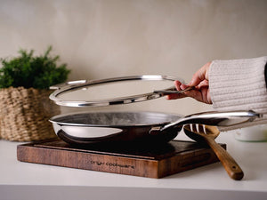 STAPELBARE GLASDECKEL – 20/ 24 CM – 2 TEILE - 6