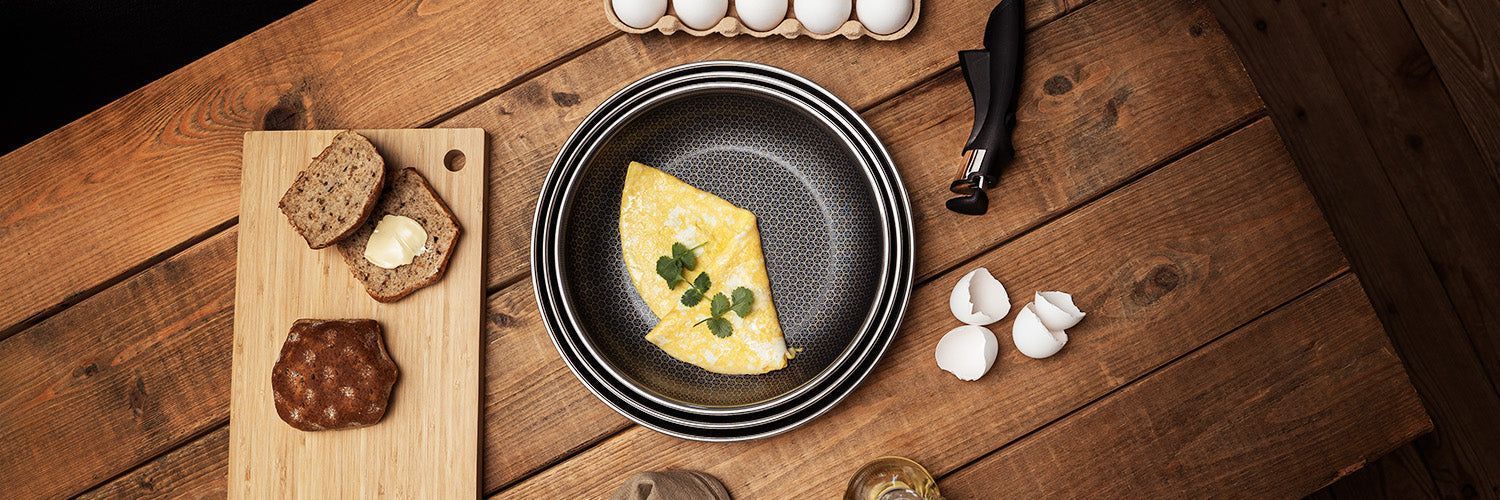 BRATPFANNE MIT ABNEHMBAREM GRIFF 3 STÜCK SET - 10