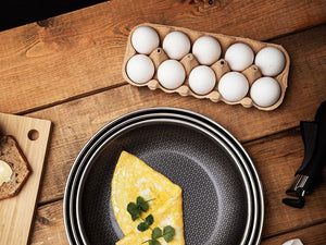 BRATPFANNE MIT ABNEHMBAREM GRIFF 3 STÜCK SET - 2