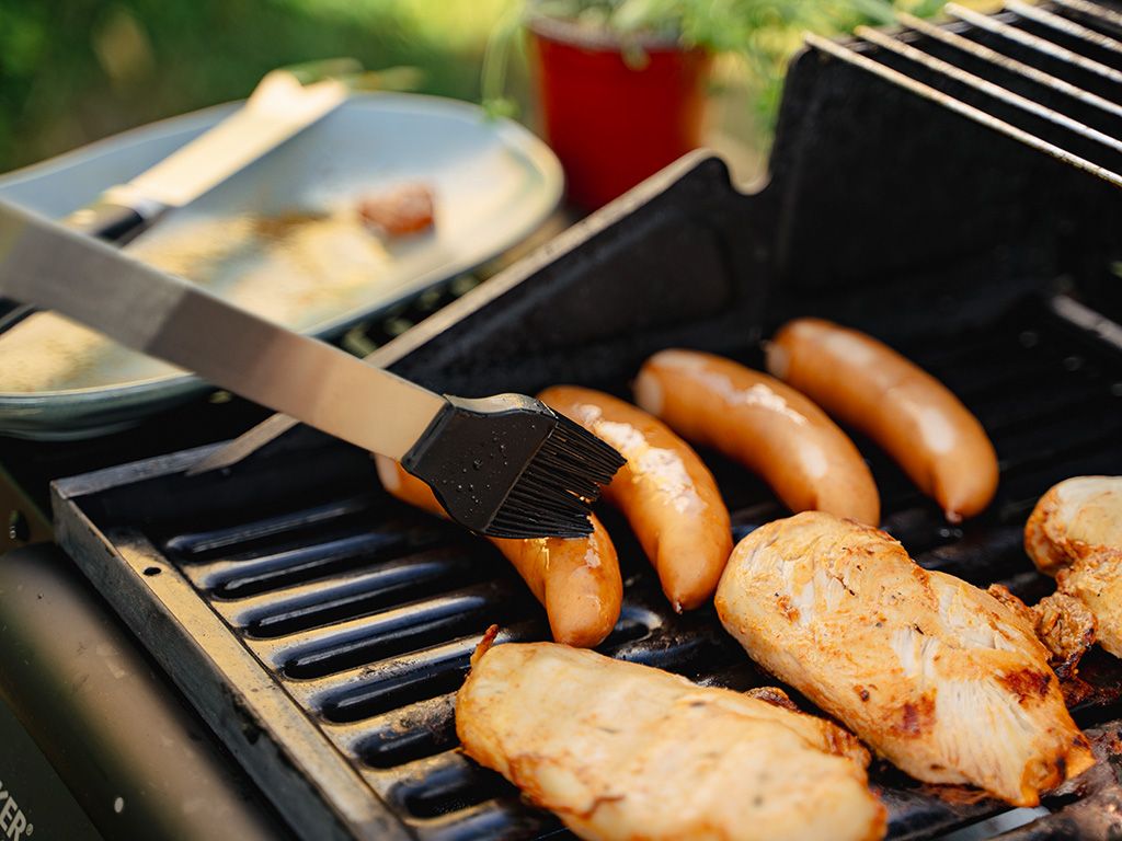 BBQ SILIKONPINSEL AUS EDELSTAHL - 4