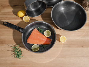 BRATPFANNE MIT ABNEHMBAREM GRIFF 30CM SET - 5