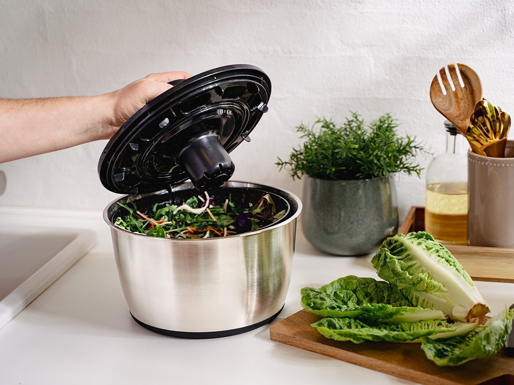SALATSLYNGE I RUSTFRIT STÅL - 2