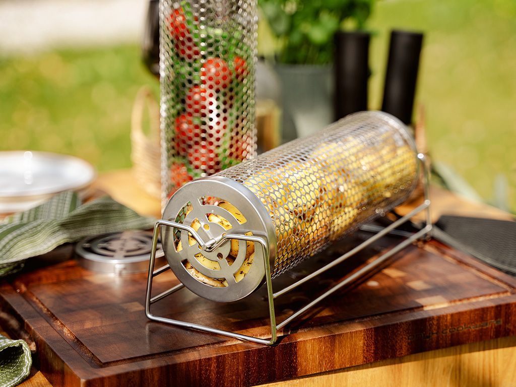 GRILLKORB ZYLINDER – MITTEL - 4