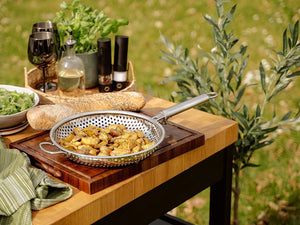 BBQ-GRILLPFANNE MIT ABNEHMBAREM GRIFF 28 CM - 6