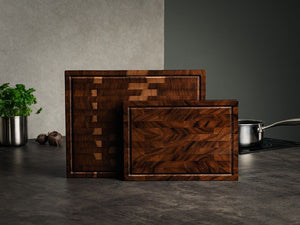 WALNUSS-SCHNEIDEBRETT – PREMIUM SET - 7