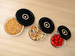 RUNDE VAKUUMGLASBEHÄLTER - ALLROUND-SATZ - 7