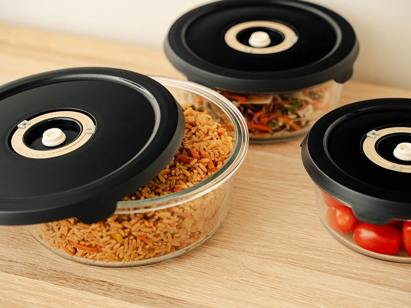 RUNDE VAKUUMGLASBEHÄLTER – 1400ML