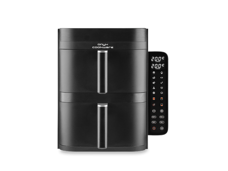 HEISSLUFTFRITTEUSE - DUAL STACK 12L – SCHWARZ - 1