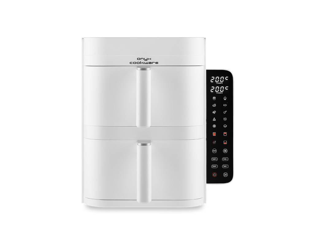 HEISSLUFTFRITTEUSE - DUAL STACK 12L - WEISS - 1