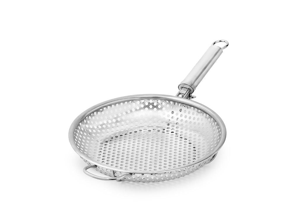 BBQ-GRILLPFANNE MIT ABNEHMBAREM GRIFF 28 CM - 1