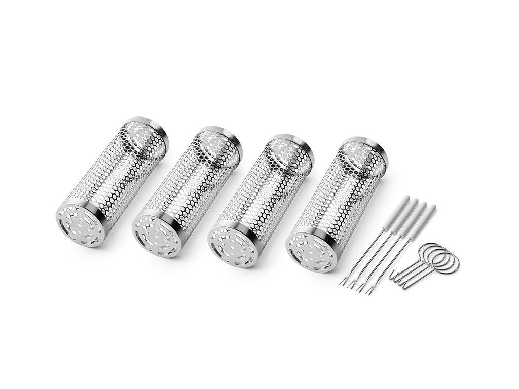KLEINER GRILLKORB ZYLINDER – 4 STÜCK - 1