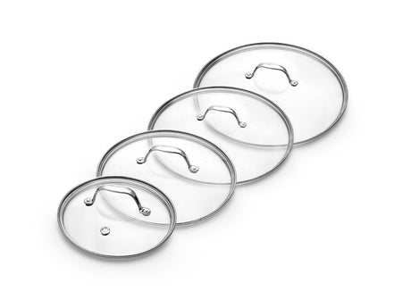 GLASDECKEL-SET 18/20/24/28 CM – 4-TEILIG - 1