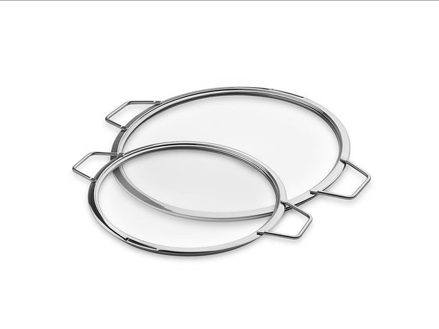 STAPELBARE GLASDECKEL – 24/ 30 CM – 2 TEILE - 1