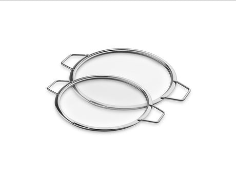 STAPELBARE GLASDECKEL – 20/ 24 CM – 2 TEILE - 1