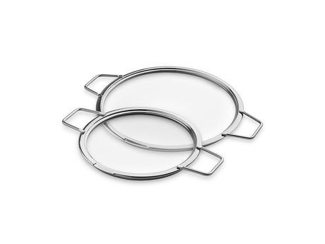 STAPELBARE GLASDECKEL – 18/ 24 CM – 2 TEILE - 1