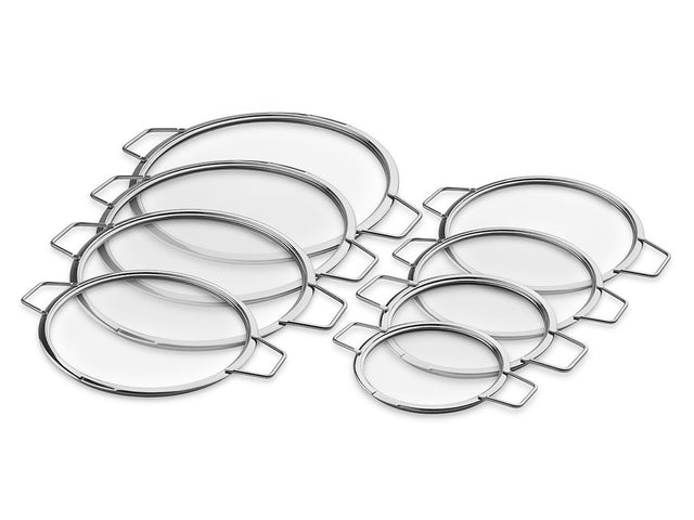 STAPELBARE GLASDECKEL – 14/ 18/ 20/ 24/ 26/ 28/ 30/ 32 CM – 8 TEILE - 1