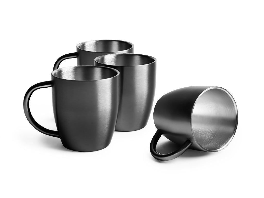 BECHER AUS EDELSTAHL 4-PACK - 1