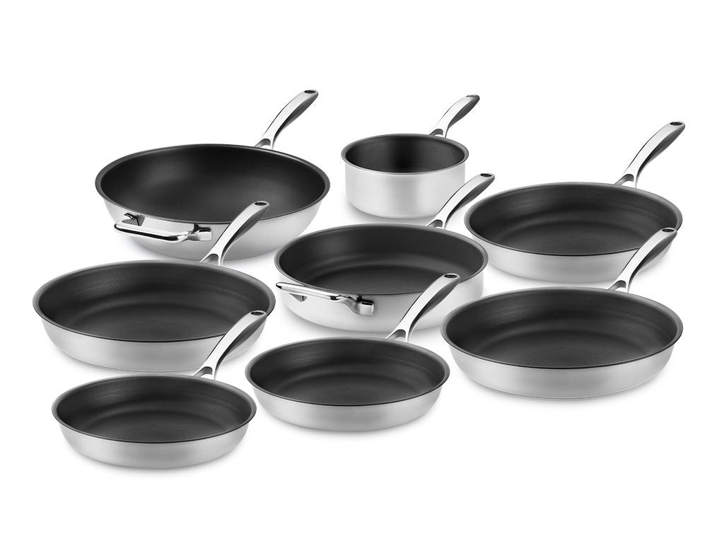 ZERO – NATÜRLICHES NON-STICK KOCHGESCHIRR-SET - 8 TEILIG - 1