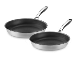 ZERO – NATÜRLICHES ANTIHAFT-BRATPFANNEN-SET – 2-TEILIG - 1