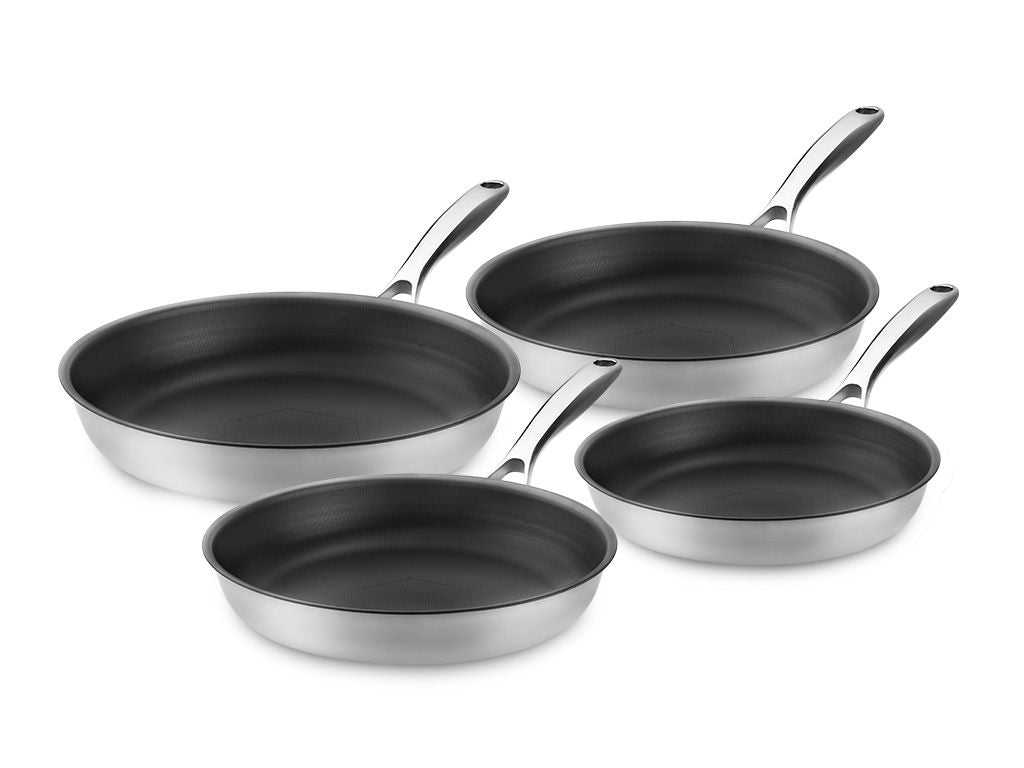 ZERO – NATÜRLICHES ANTIHAFT-BRATPFANNEN-SET – 4-TEILIG - 1