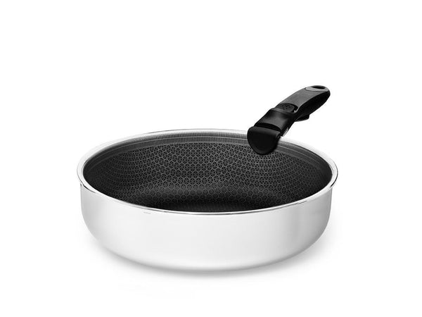 SAUTÉPFANNE MIT ABNEHMBAREM GRIFF 26CM SET