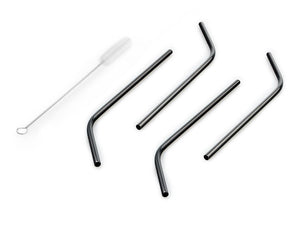 REUSABLE STEEL STRAWS - CURVED - 1
