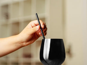 WIEDERVERWENDBAREN STAHL-TRINKHALMEN - PARTYPAKET - 4