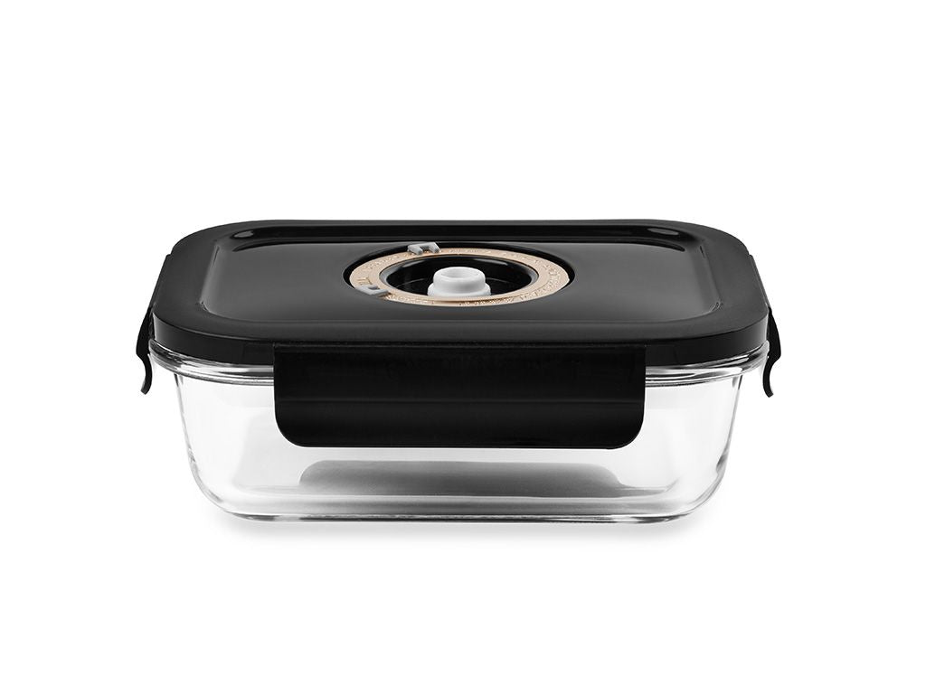RECTANGLE VACUUM GLASS CONTAINER - 630ML - 1