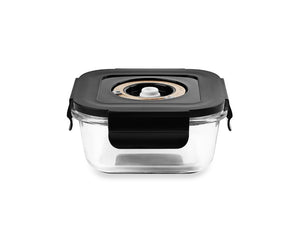 QUADRATISCHER VACUUM-GLASBEHÄLTER – 525ML - 1