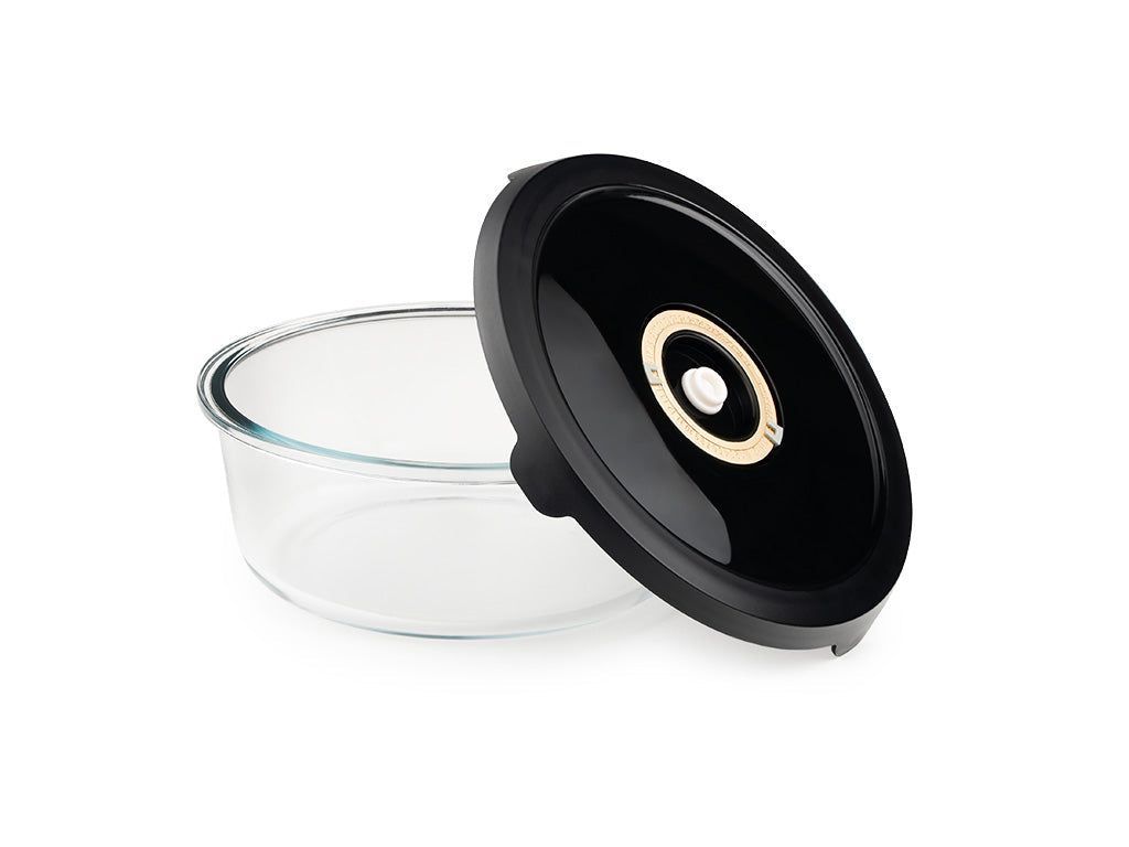 ROUND VACUUM GLASS CONTAINER – 1400ML - 3