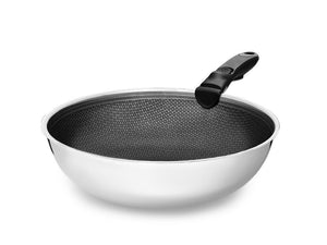 WOKPFANNE MIT ABNEHMBAREM GRIFF 30CM SET - 1