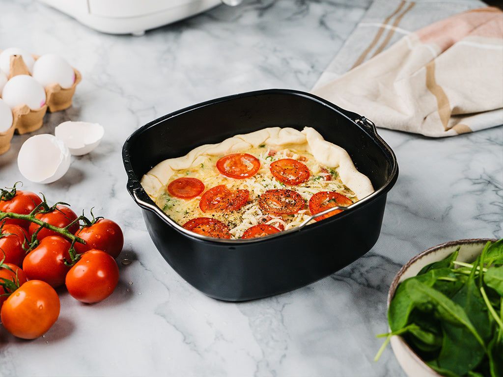 HEIßLUFTFRITTEUSEN KUCHENPFANNE - 8L - 4
