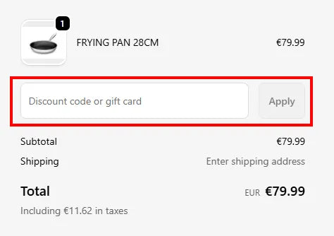 Wo kann ich meinen Rabattcode einlösen?