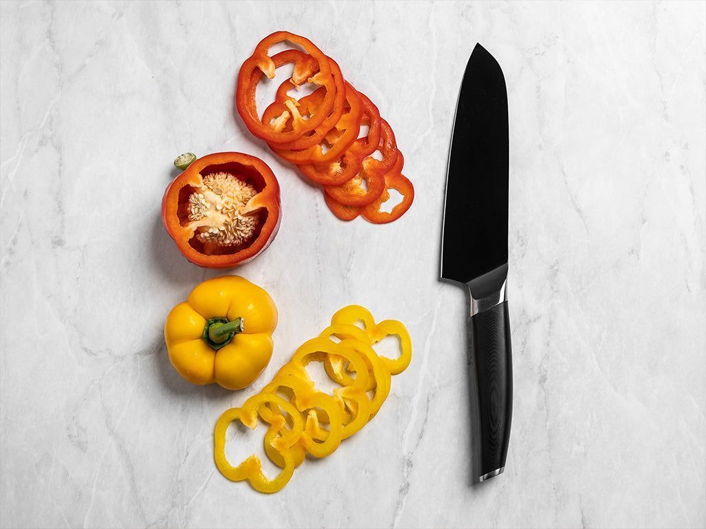 SANTOKU GEMÜSEMESSER 18CM - 5