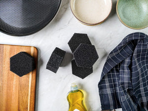 SILIKON-REINIGUNGSSCHWAMM - 3 STÜCK - 5